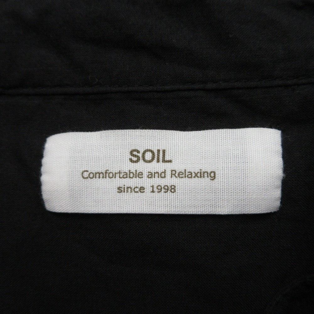 Other Other SOIL Frill Band Collar Long Sleeve Shirt Cotton Tops DUTY FREE for USA Size ONE SIZE - 4 Thumbnail
