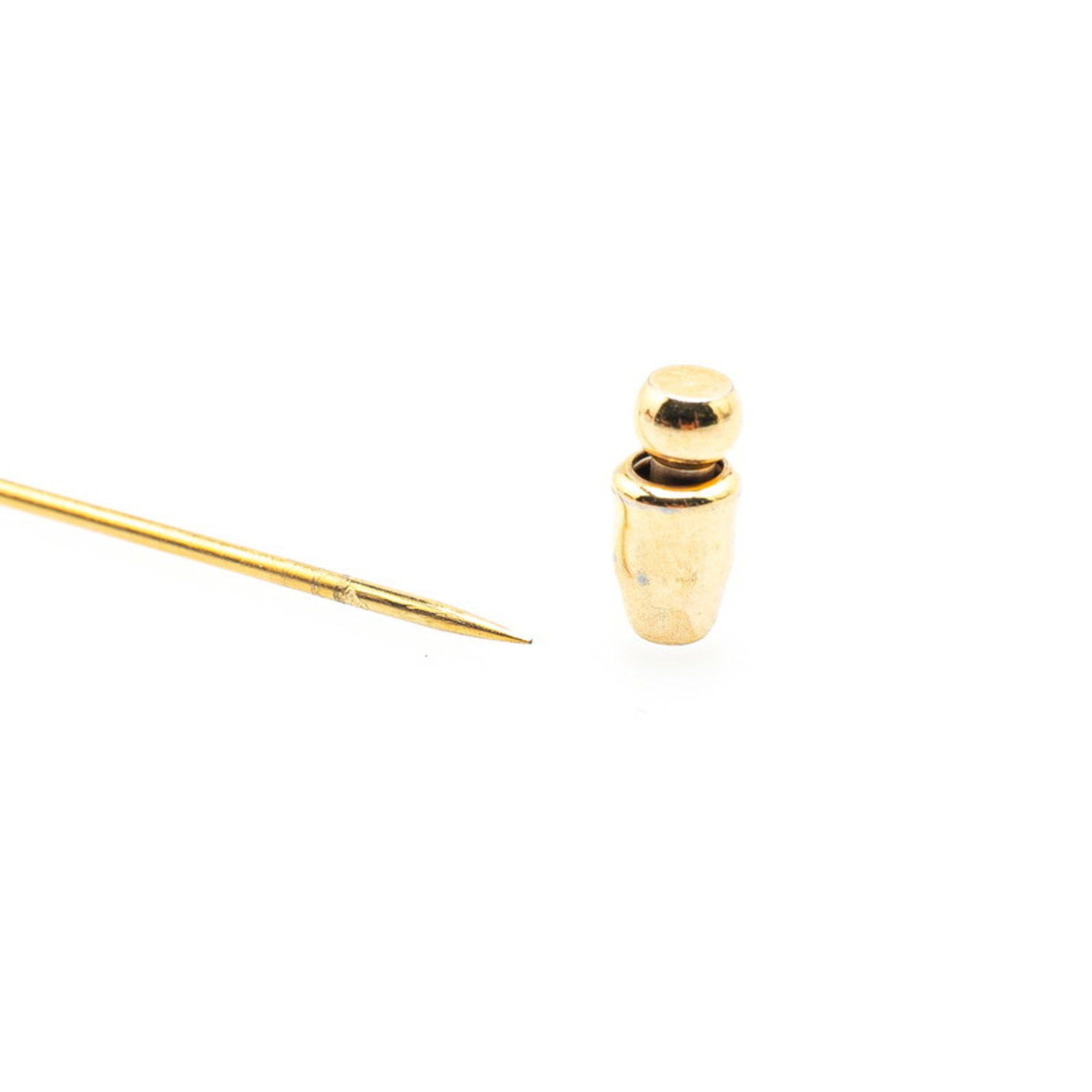 Hermes Hermes Serie pin brooch, gold plated, for women. Size ONE SIZE - 3 Thumbnail