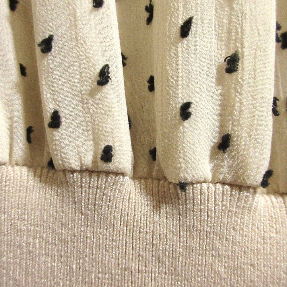 Other Other DRESSTERIOR Dot Jacquard Dress Long Dress Cotton Dresses DUTY FREE for USA Size ONE SIZE - 3 Thumbnail