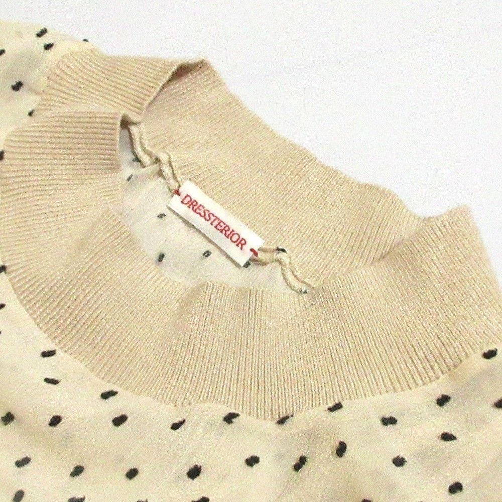 Other Other DRESSTERIOR Dot Jacquard Dress Long Dress Cotton Dresses DUTY FREE for USA Size ONE SIZE - 6 Thumbnail