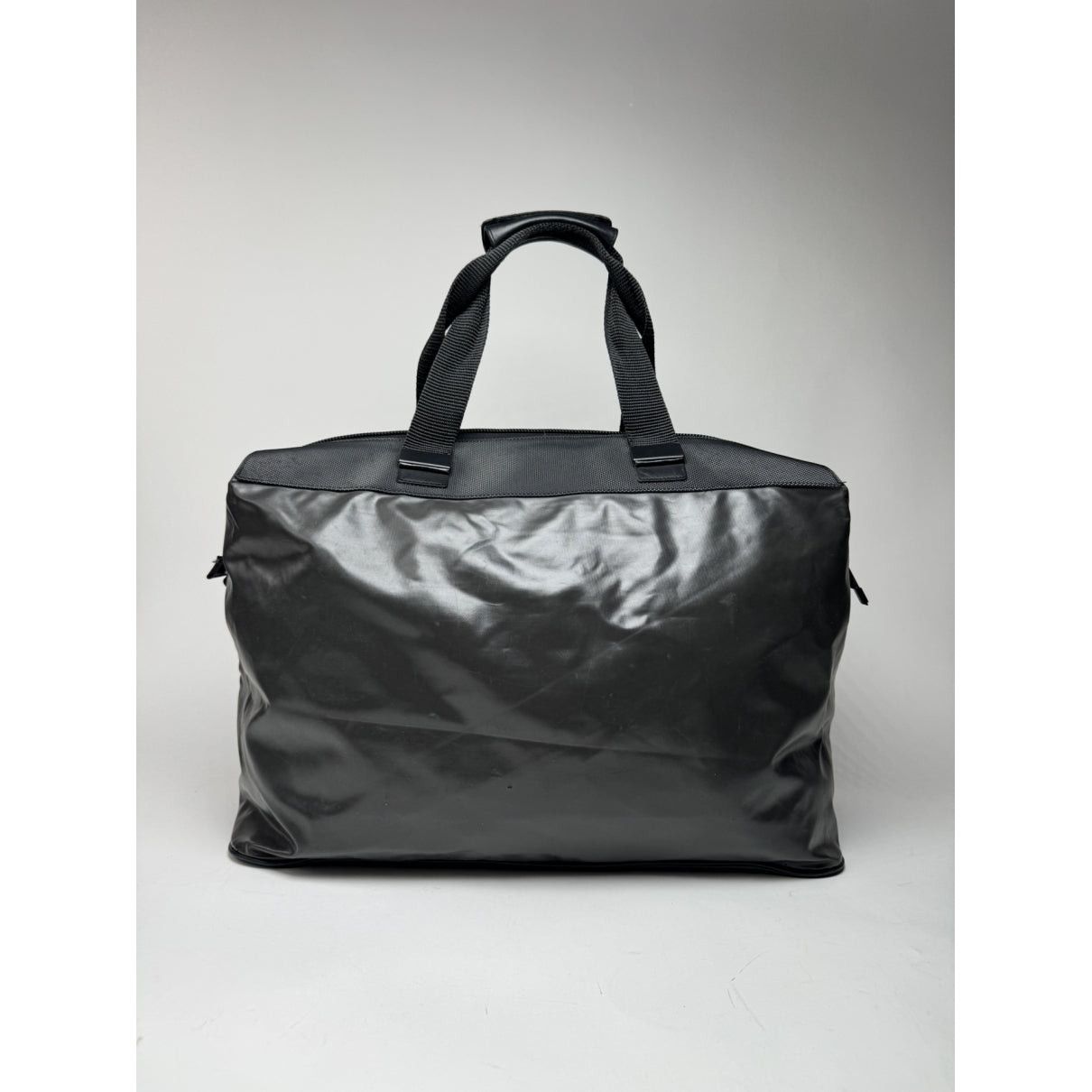 Issey Miyake Black Leather Travel Bag Size ONE SIZE - 4 Thumbnail