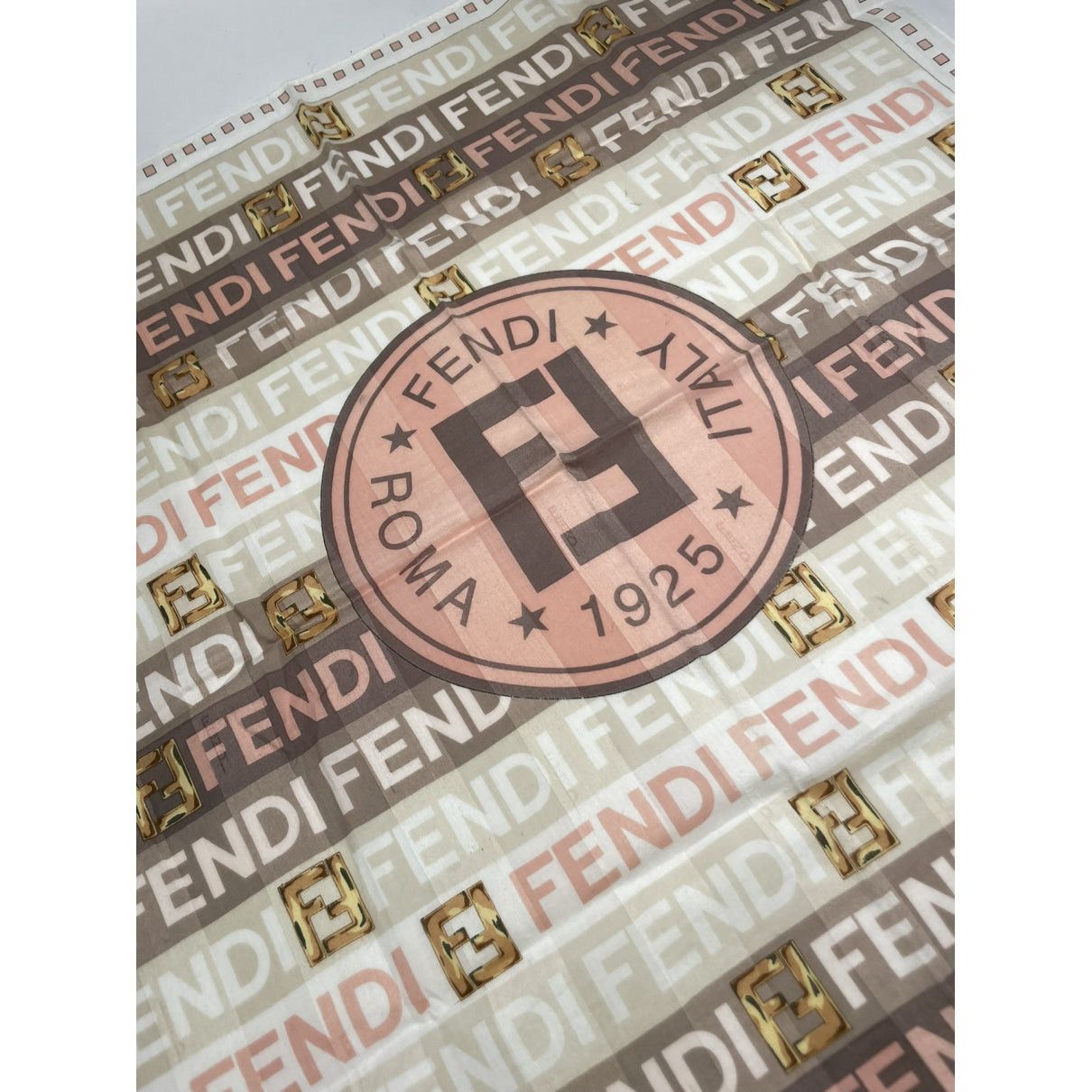 Fendi Multicolour Silk Scarf Size ONE SIZE - 3 Thumbnail