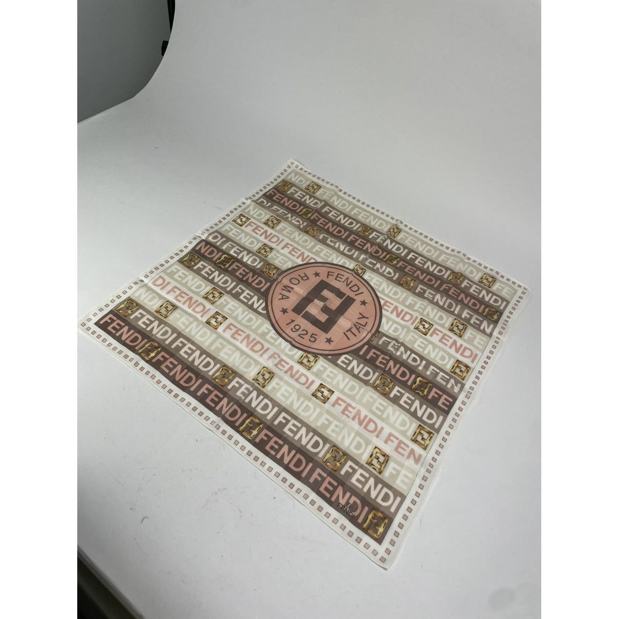 Fendi Multicolour Silk Scarf Size ONE SIZE - 5 Thumbnail