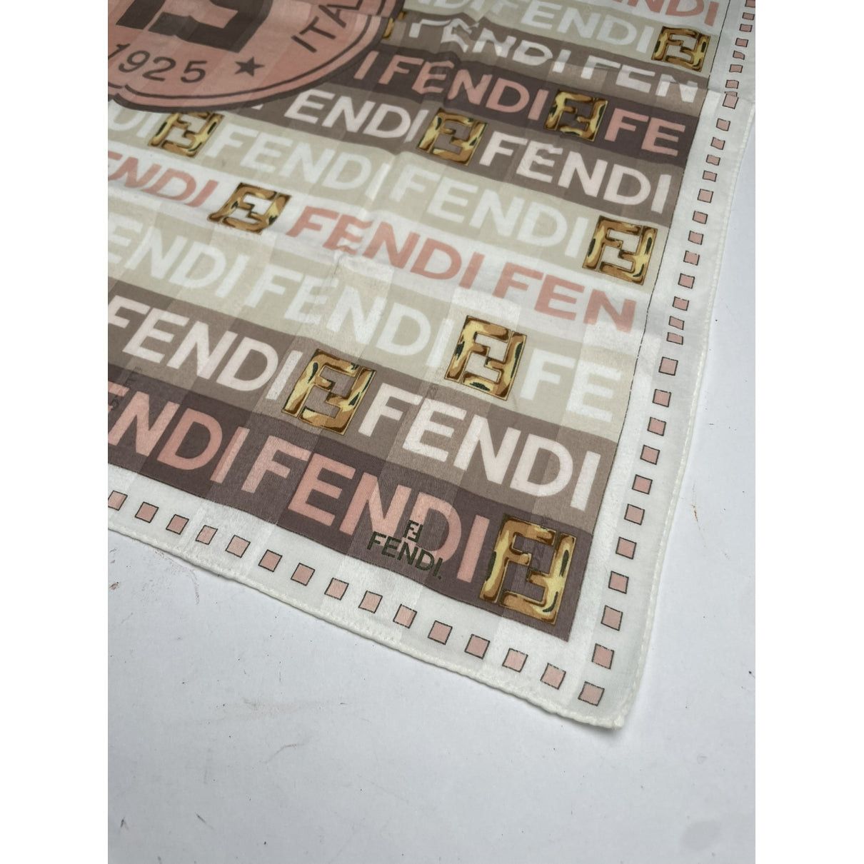 Fendi Multicolour Silk Scarf Size ONE SIZE - 2 Thumbnail