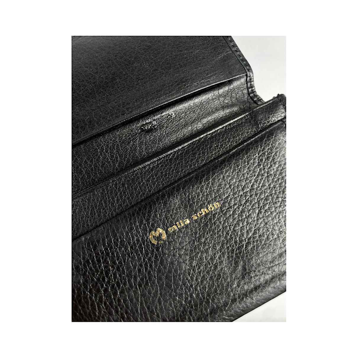 Other Mila Schön Concept Black Leather Purse Size ONE SIZE - 3 Thumbnail