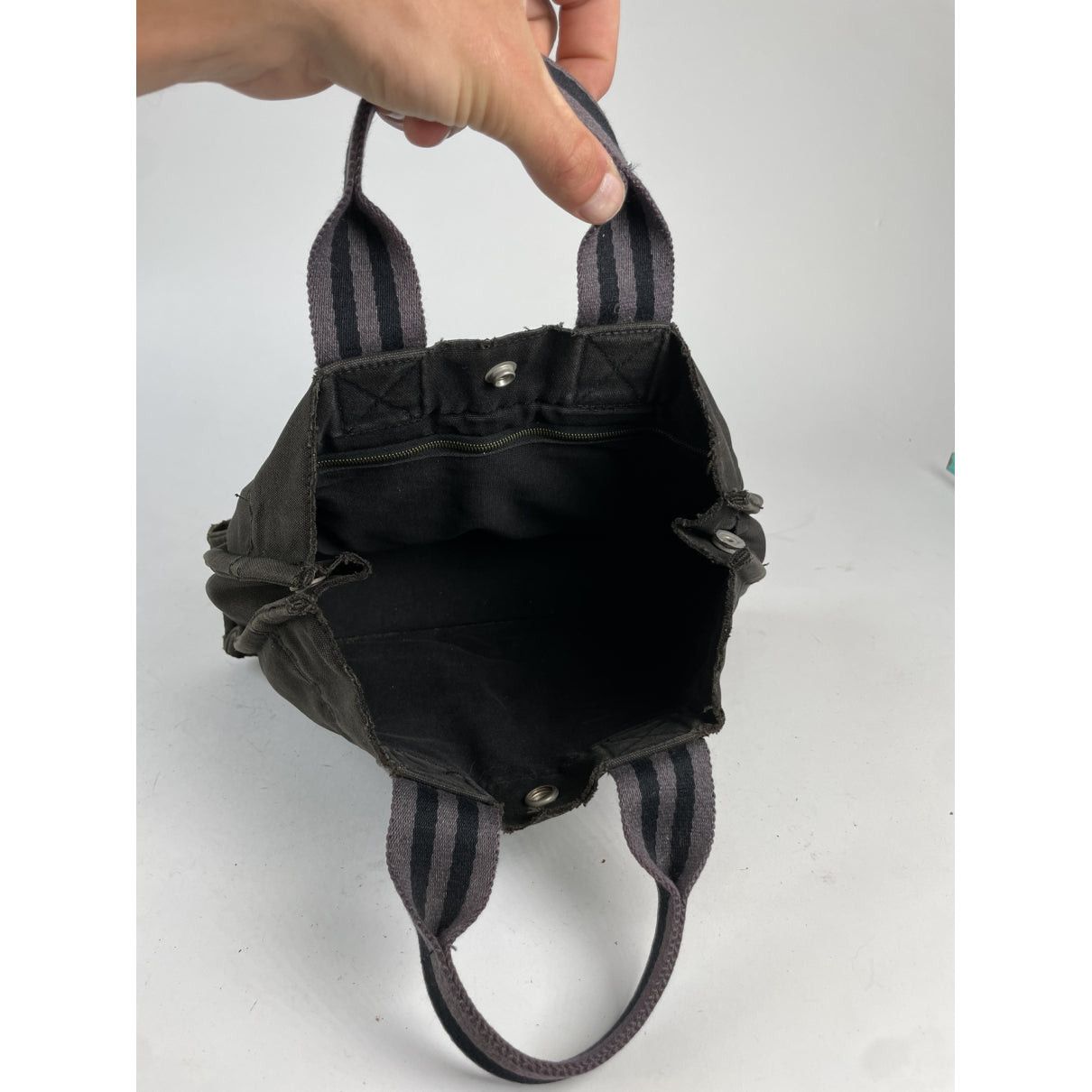 Other Hermès Black Cotton Handbag Size ONE SIZE - 2 Thumbnail
