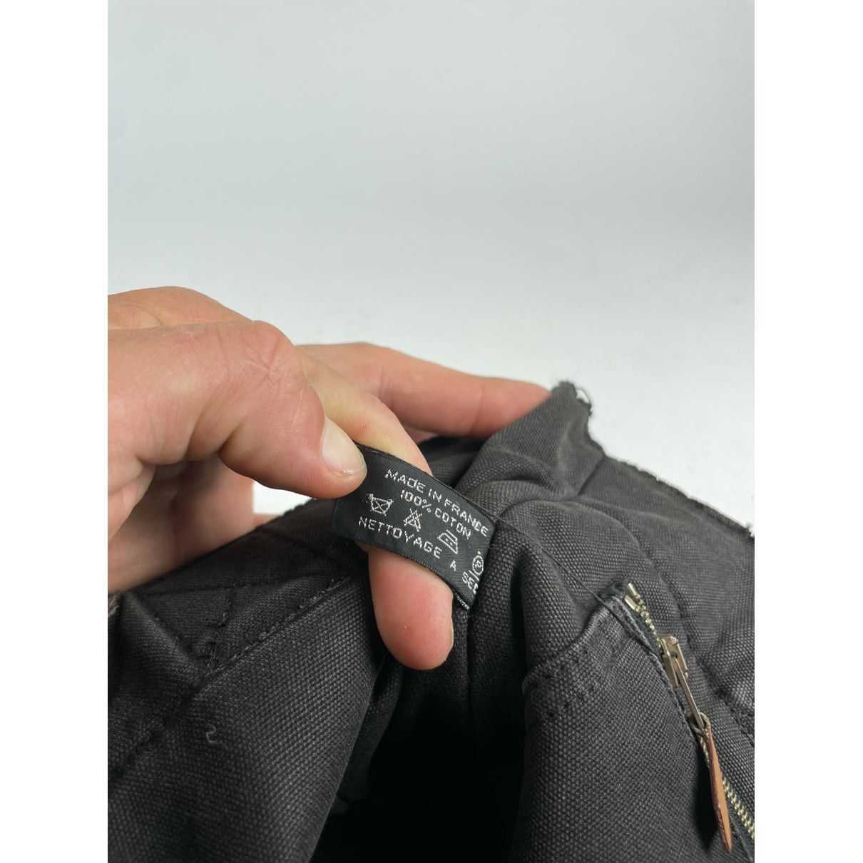 Other Hermès Black Cotton Handbag Size ONE SIZE - 4 Thumbnail