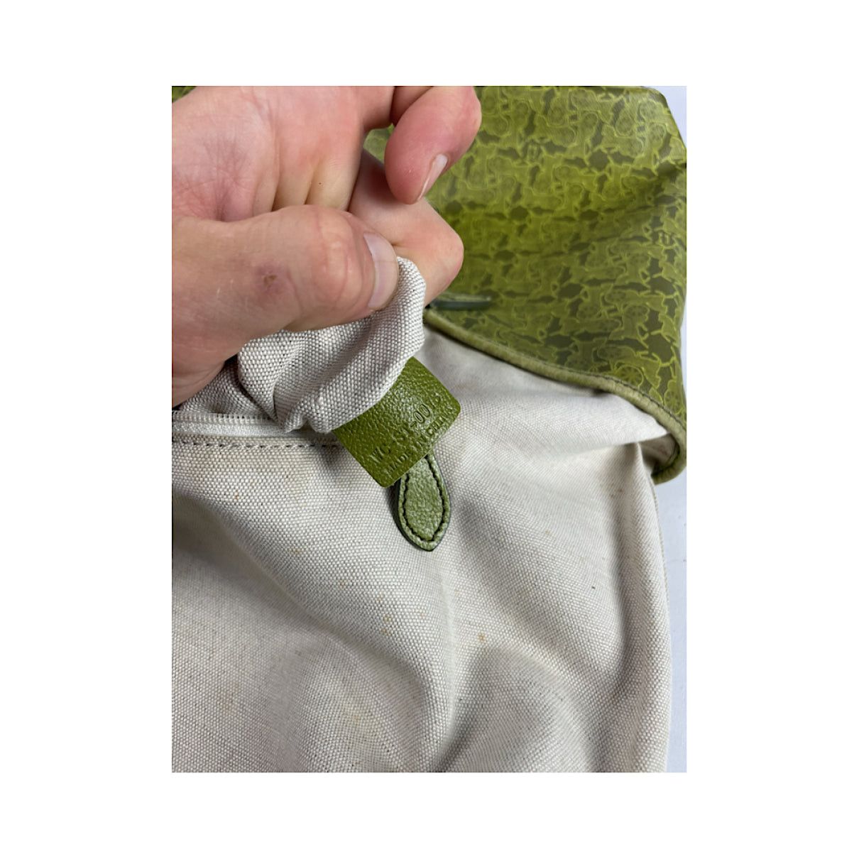 Celine SAC SEAU Green Leather Handbag Size ONE SIZE - 4 Thumbnail