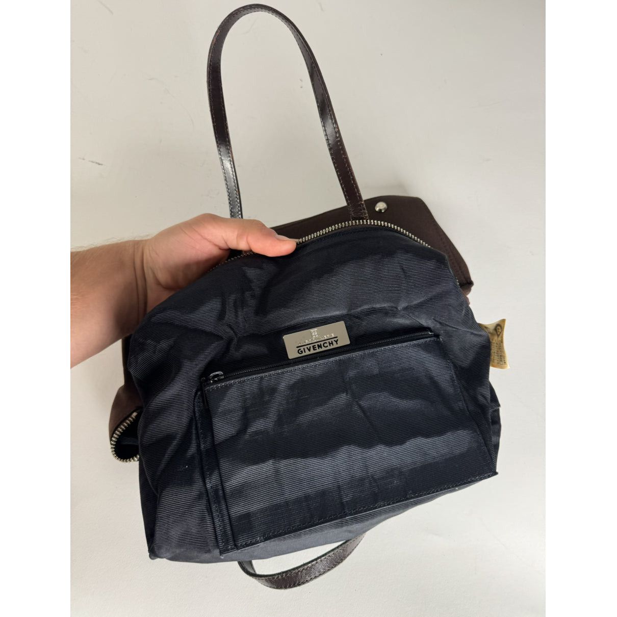 Givenchy 4G Brown Cotton Handbag Size ONE SIZE - 3 Thumbnail