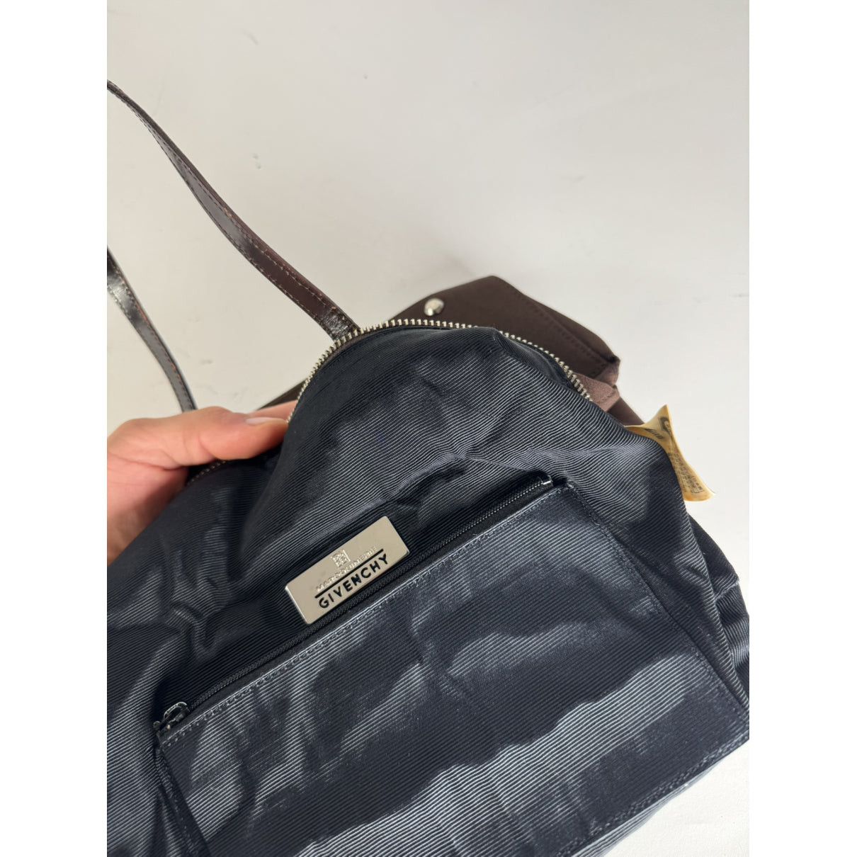 Givenchy 4G Brown Cotton Handbag Size ONE SIZE - 4 Thumbnail
