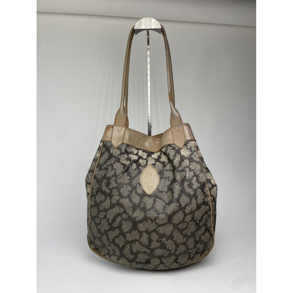Yves Saint Laurent Brown Leather Handbag Size ONE SIZE - 4 Thumbnail