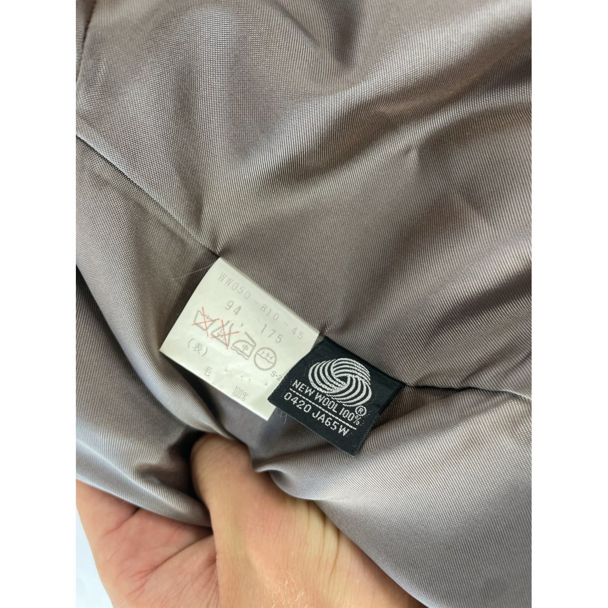 Burberry Kensington Khaki Wool Coat Size L / US 10 / IT 46 - 4 Thumbnail