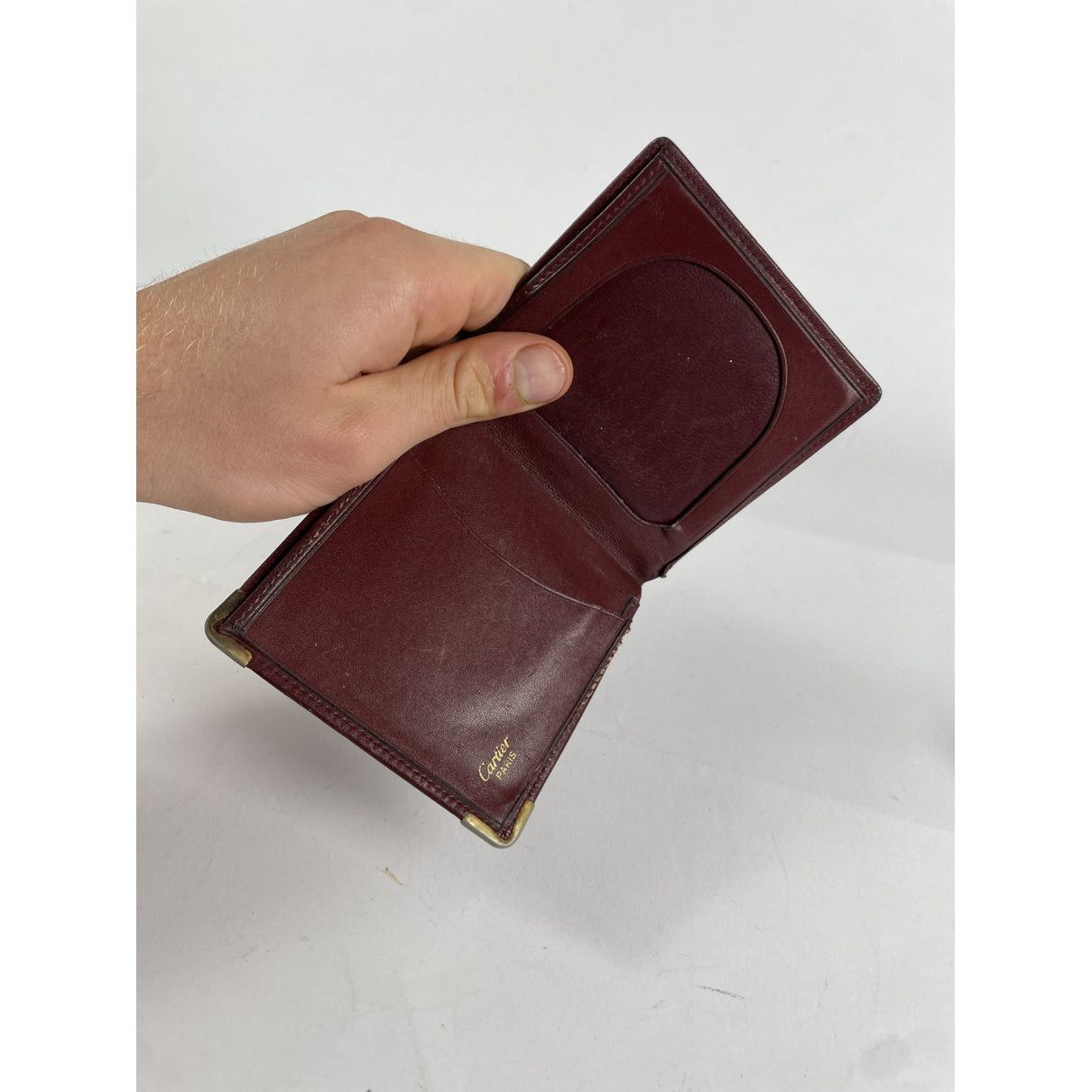 Cartier Burgundy Patent Leather Purse Size ONE SIZE - 4 Thumbnail