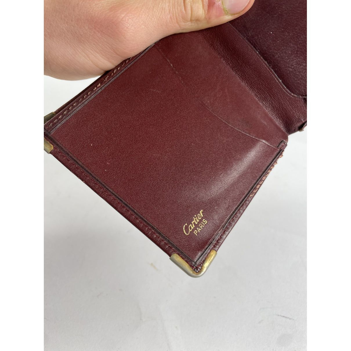 Cartier Burgundy Patent Leather Purse Size ONE SIZE - 5 Thumbnail