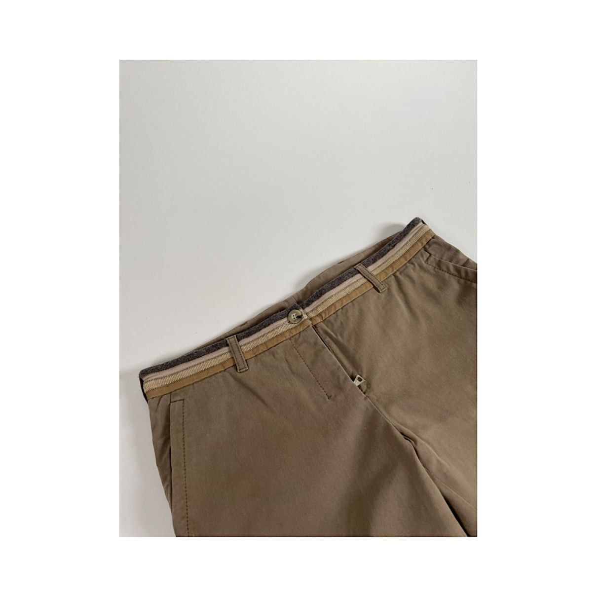 Prada Brown Cotton Trouser Size 34" / US 12 / IT 48 - 4 Thumbnail