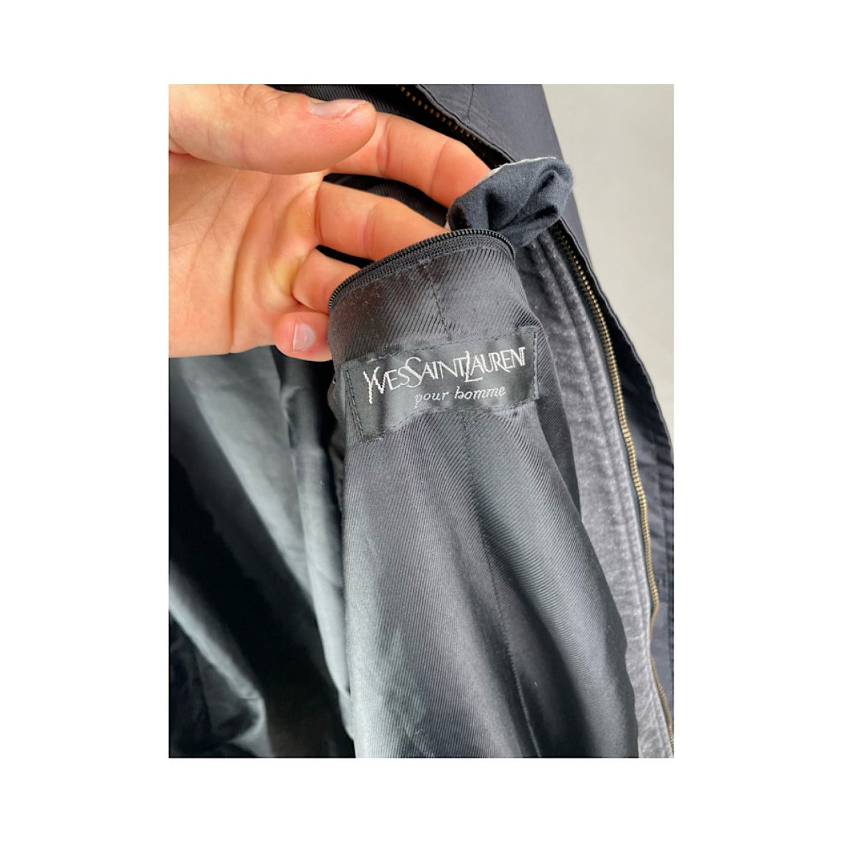 Yves Saint Laurent Black Polyester Jacket Size M / US 6-8 / IT 42-44 - 2 Thumbnail