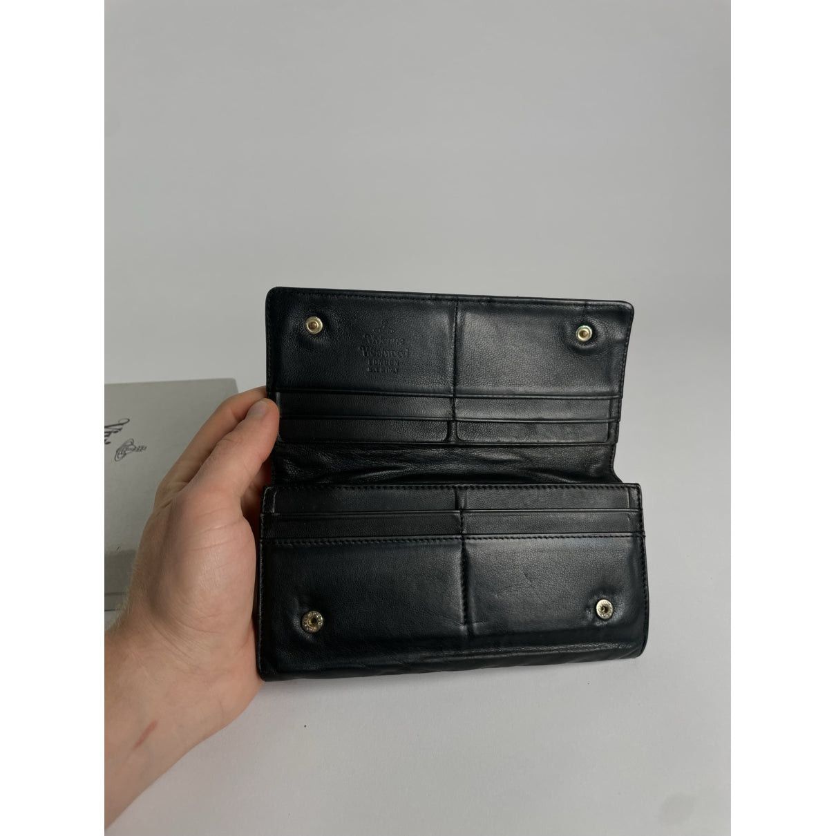 Vivienne Westwood Black Leather Wallet Size ONE SIZE - 5 Thumbnail