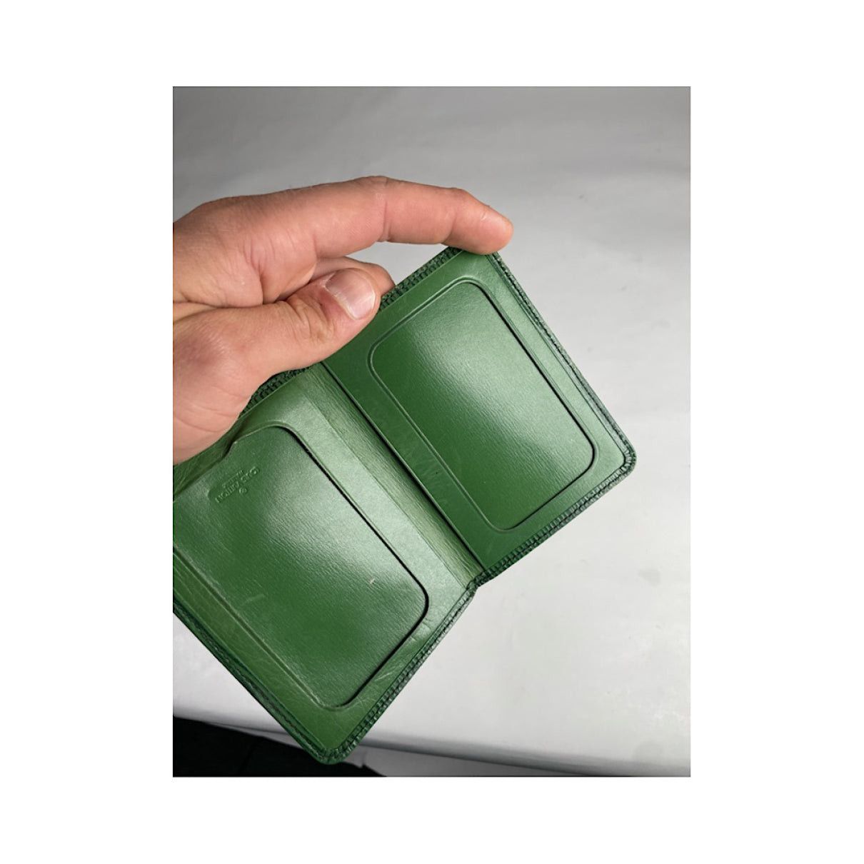 Louis Vuitton Green Leather Purse Size ONE SIZE - 5 Thumbnail