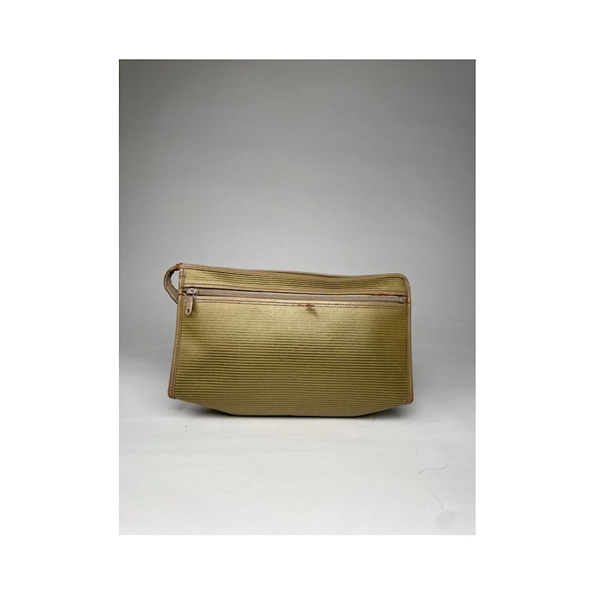 Yves Saint Laurent Beige Linen Clutch Bag Size ONE SIZE - 3 Thumbnail