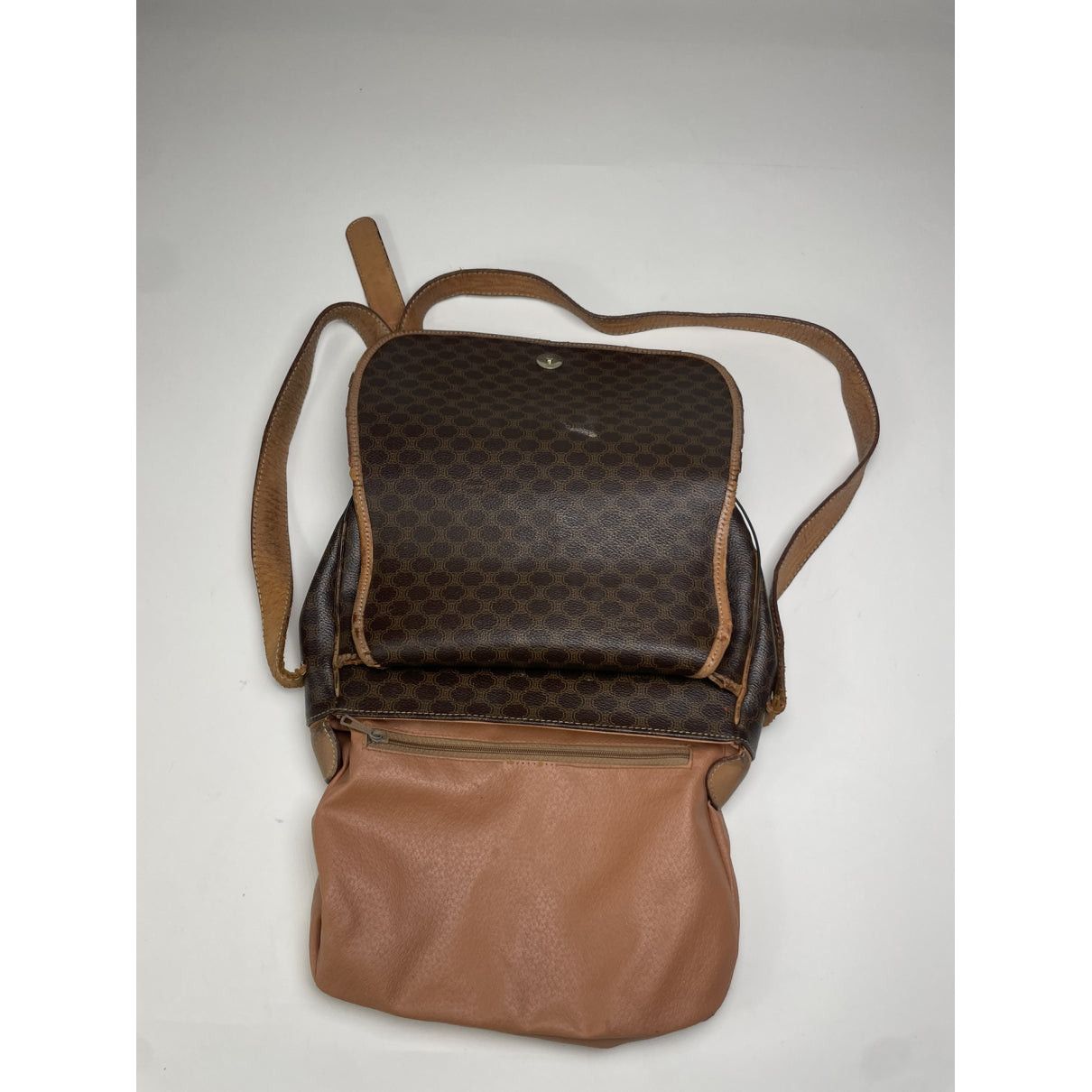 Celine Triomphe Brown Leather Handbag Size ONE SIZE - 2 Thumbnail