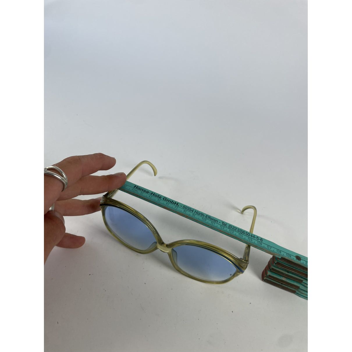Dior Yellow Plastic Sunglasses Size ONE SIZE - 5 Thumbnail