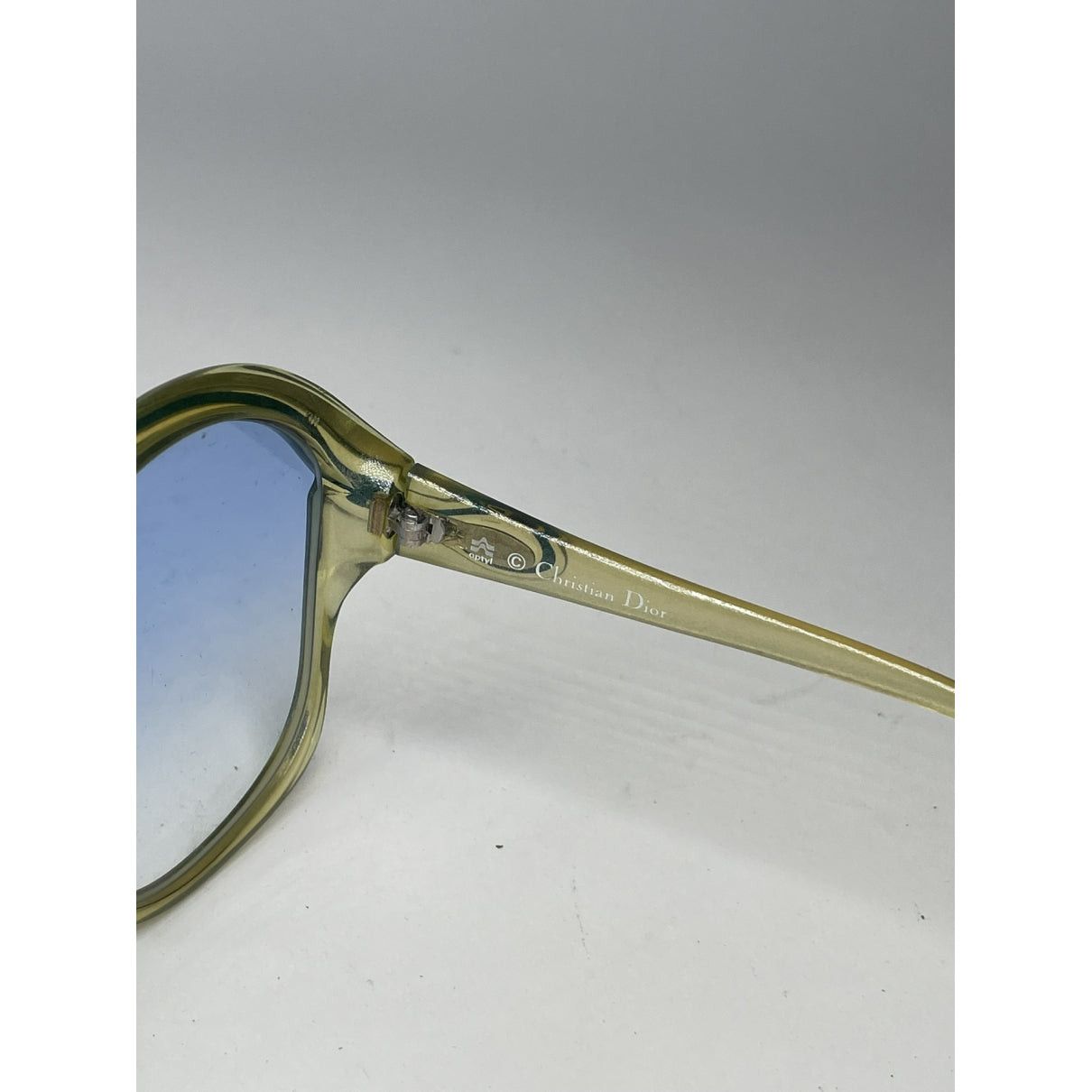 Dior Yellow Plastic Sunglasses Size ONE SIZE - 4 Thumbnail