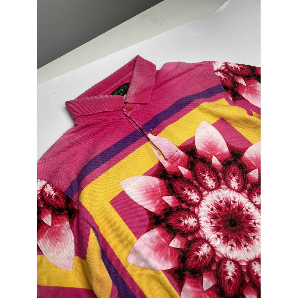 Etro Pink Cotton Polo Shirt Size M / US 6-8 / IT 42-44 - 3 Thumbnail