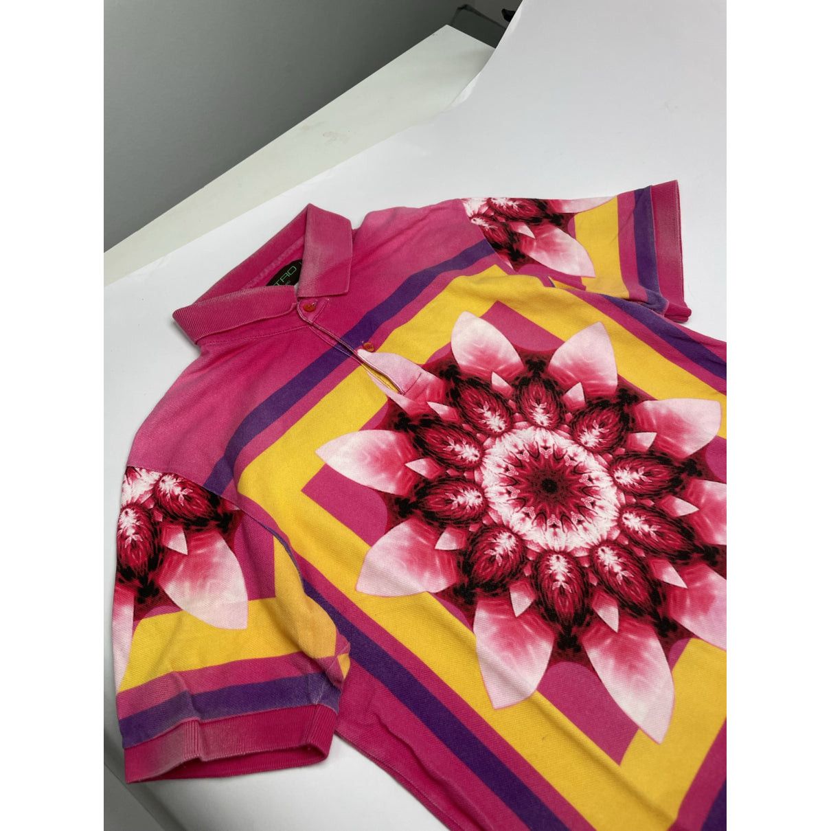 Etro Pink Cotton Polo Shirt Size M / US 6-8 / IT 42-44 - 2 Thumbnail