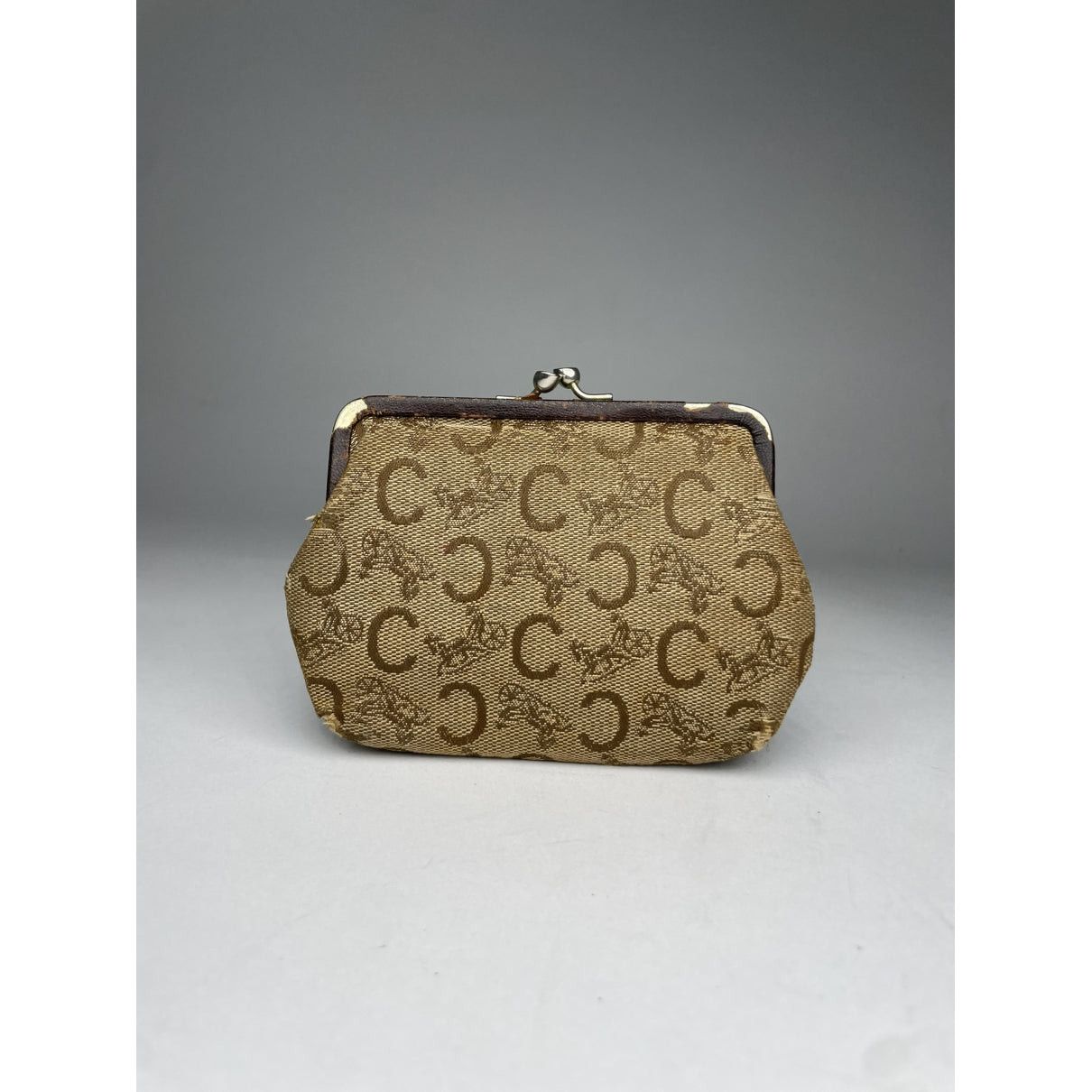 Celine Brown Cotton Purse Size ONE SIZE - 2 Thumbnail