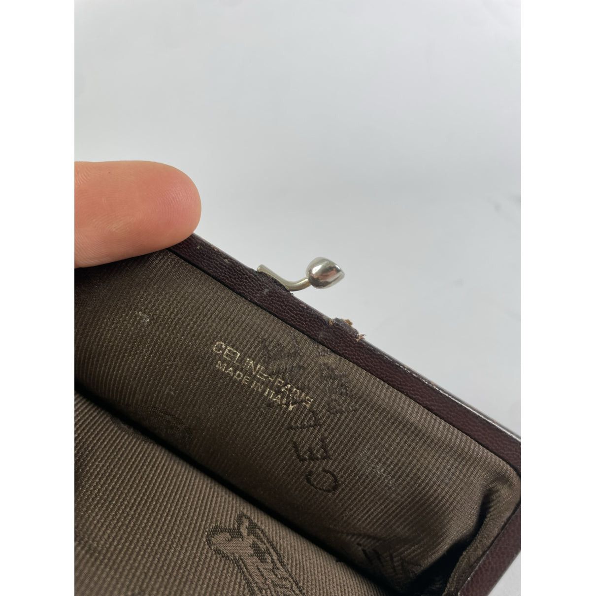 Celine Brown Cotton Purse Size ONE SIZE - 3 Thumbnail