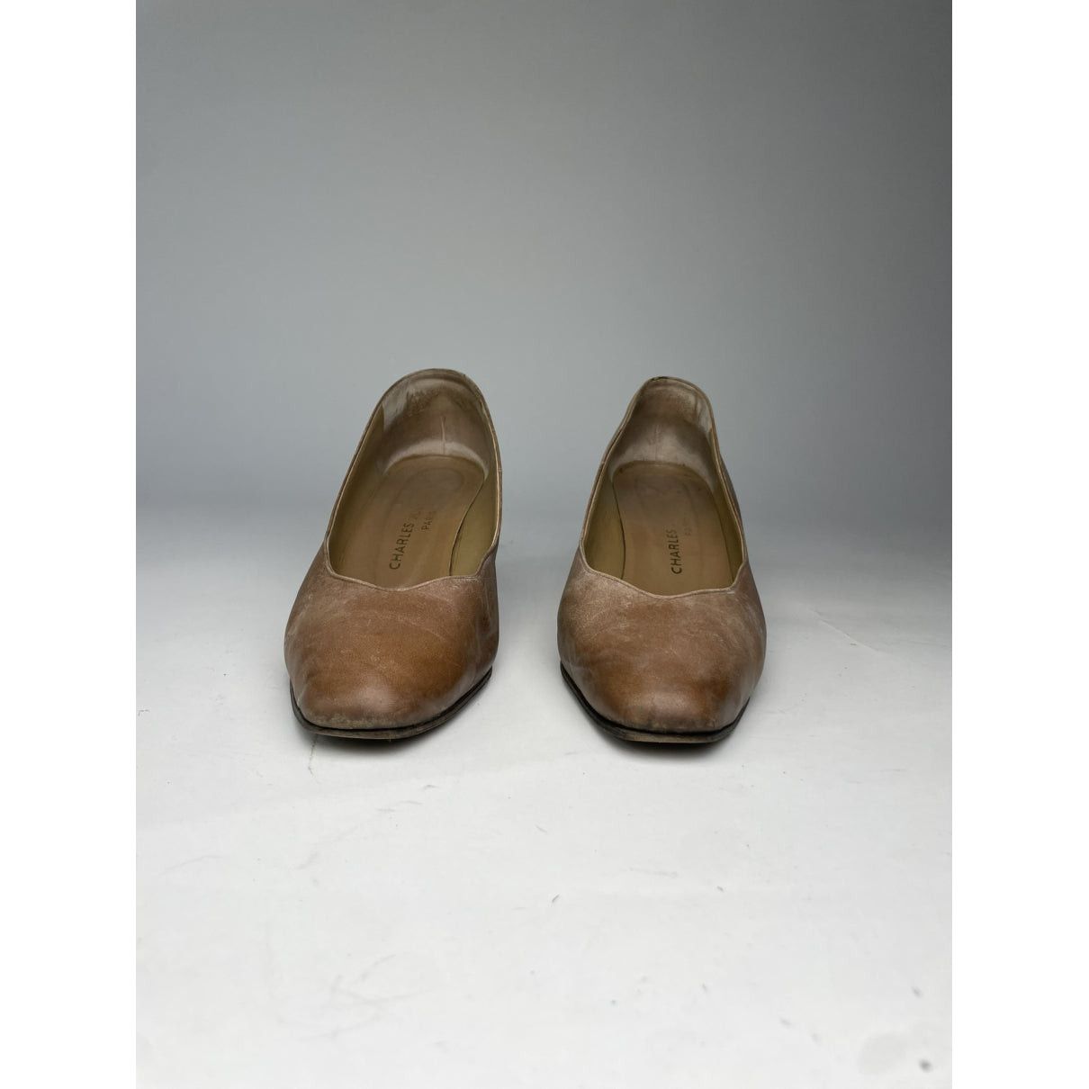 Charles Jourdan Brown Leather Heel Size US 6.5 / IT 36.5 - 3 Thumbnail