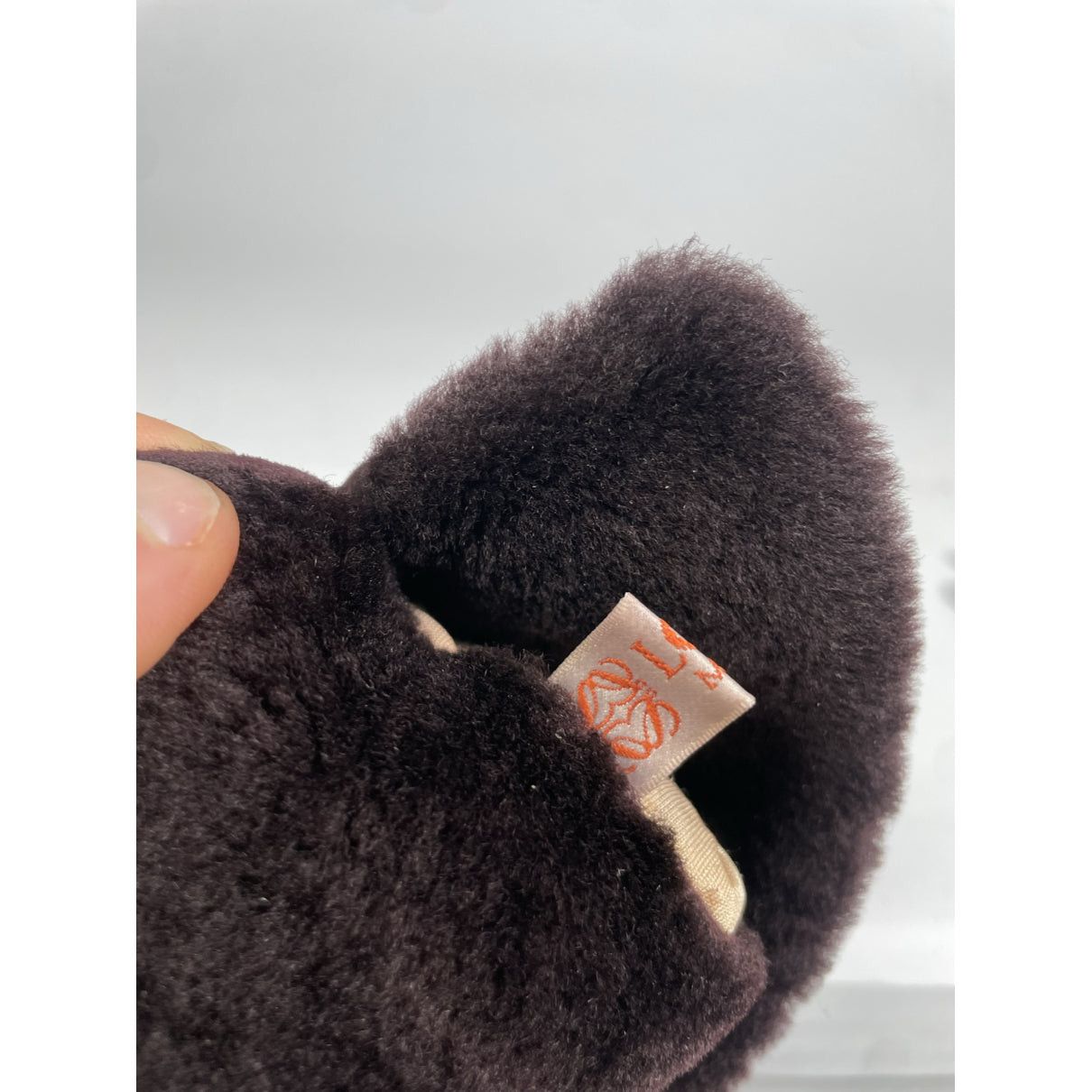 Loewe Purple Leather Glove Size ONE SIZE - 5 Thumbnail