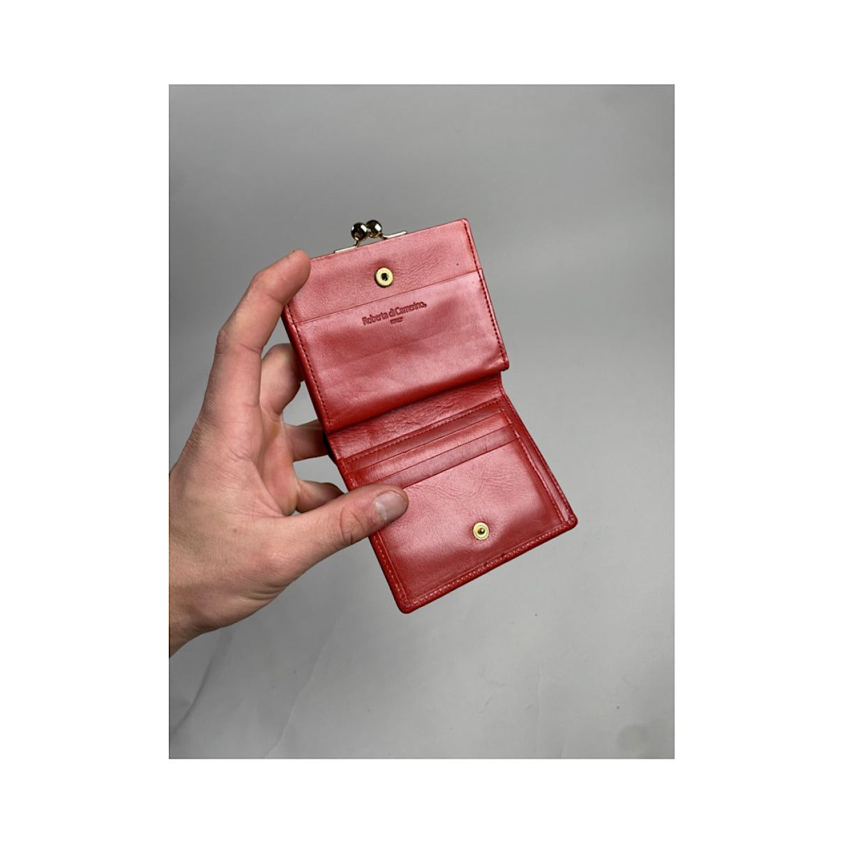 Roberta di Camerino Red Leather Wallet Size ONE SIZE - 5 Thumbnail