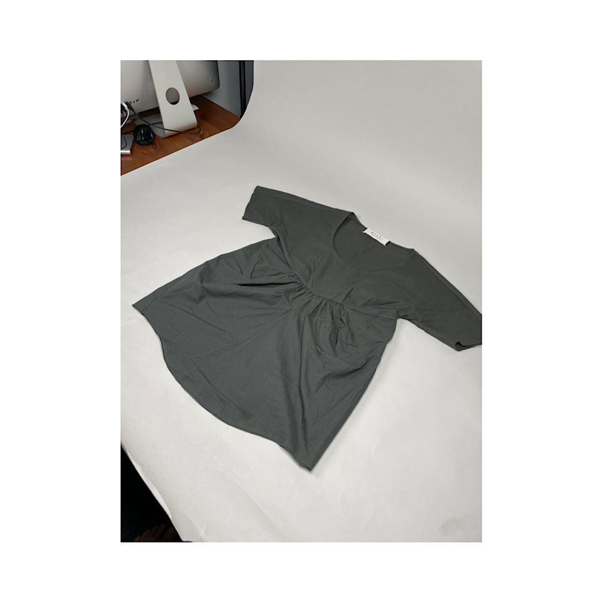 Marni Khaki Cotton Top Size L / US 10 / IT 46 - 3 Thumbnail