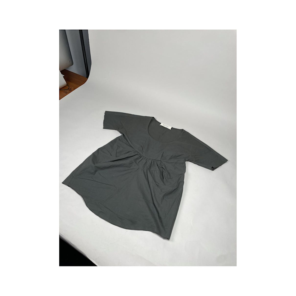Marni Khaki Cotton Top Size L / US 10 / IT 46 - 4 Thumbnail