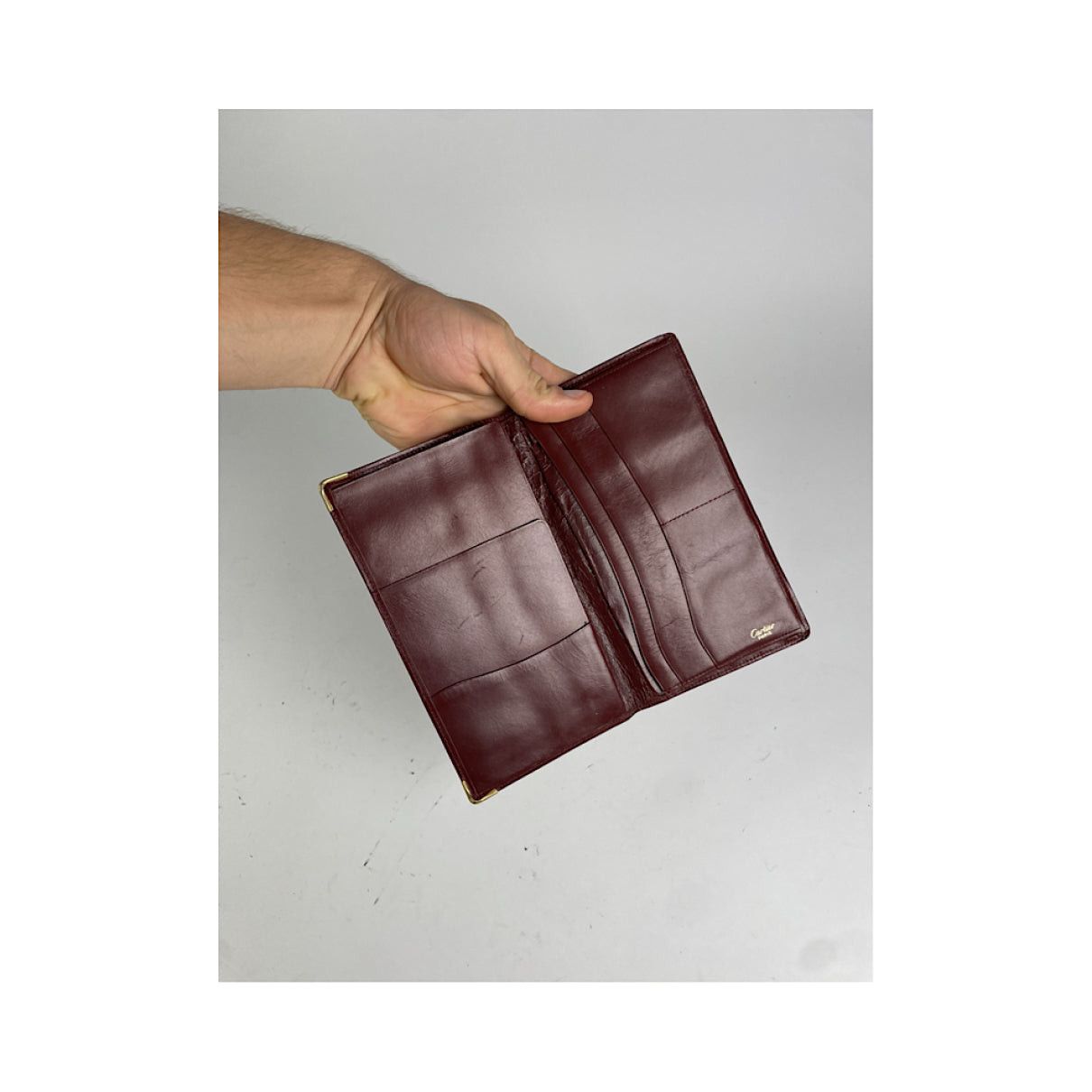 Cartier Burgundy Patent Leather Purse Size ONE SIZE - 4 Thumbnail