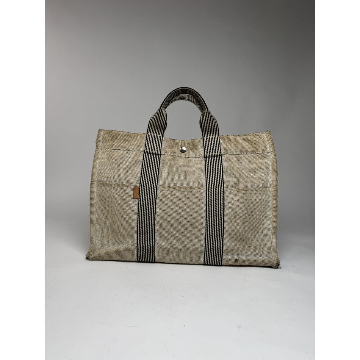 Other Hermès Beige Cotton Handbag Size ONE SIZE - 4 Thumbnail