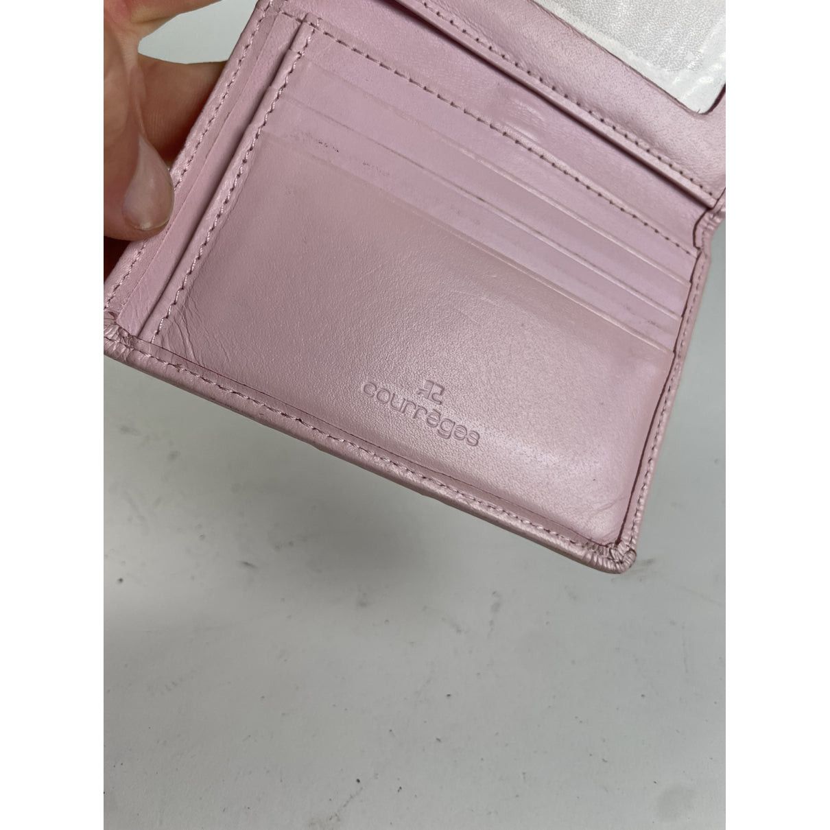 Courreges Courrèges Pink Leather Wallet Size ONE SIZE - 4 Thumbnail