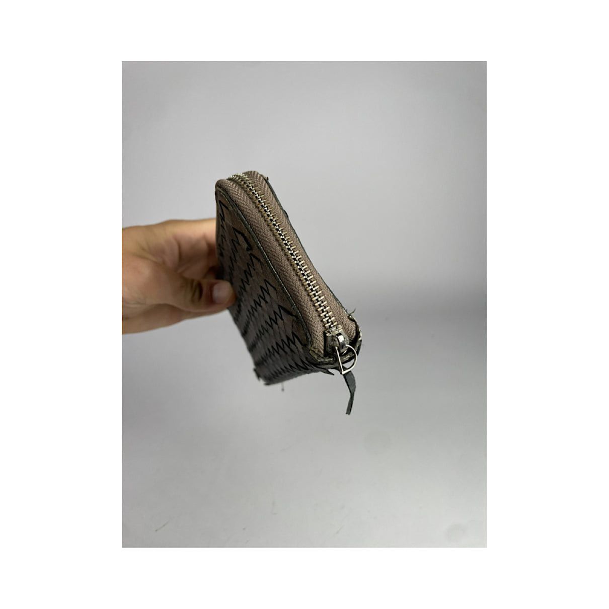 Bottega Veneta Intrecciato Silver Leather Wallet Size ONE SIZE - 3 Thumbnail