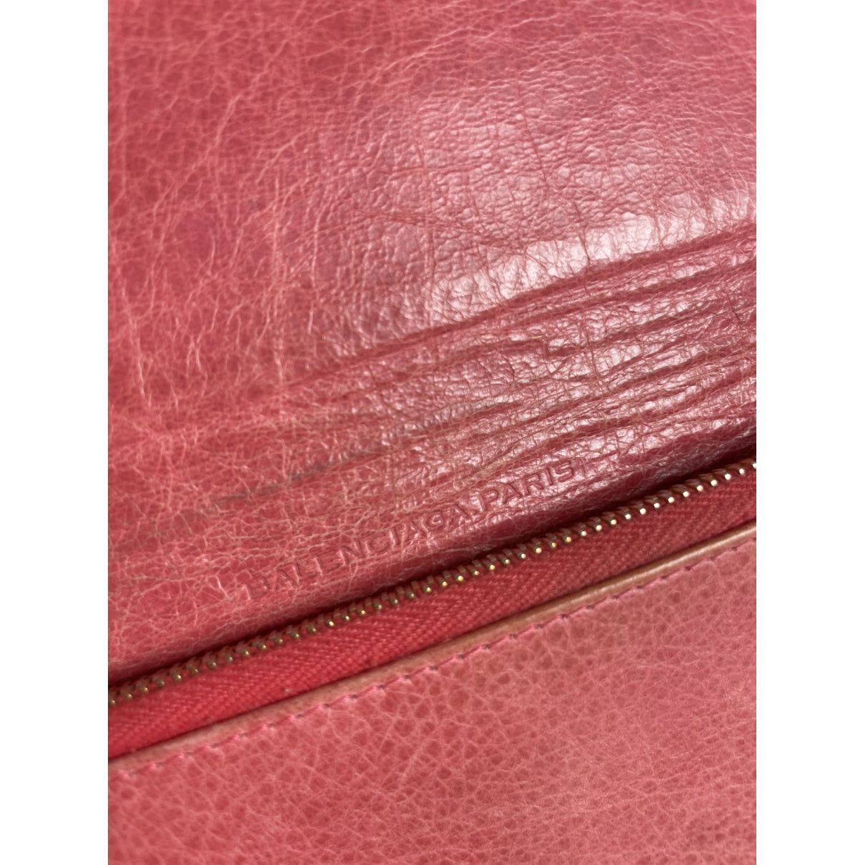 Balenciaga Pink Leather Wallet Size ONE SIZE - 4 Thumbnail