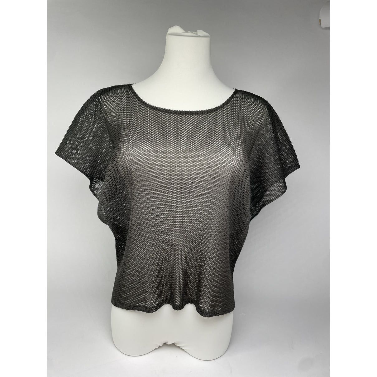 Other Pleats Please Anthracite Synthetic Top Size M / US 6-8 / IT 42-44 - 5 Thumbnail