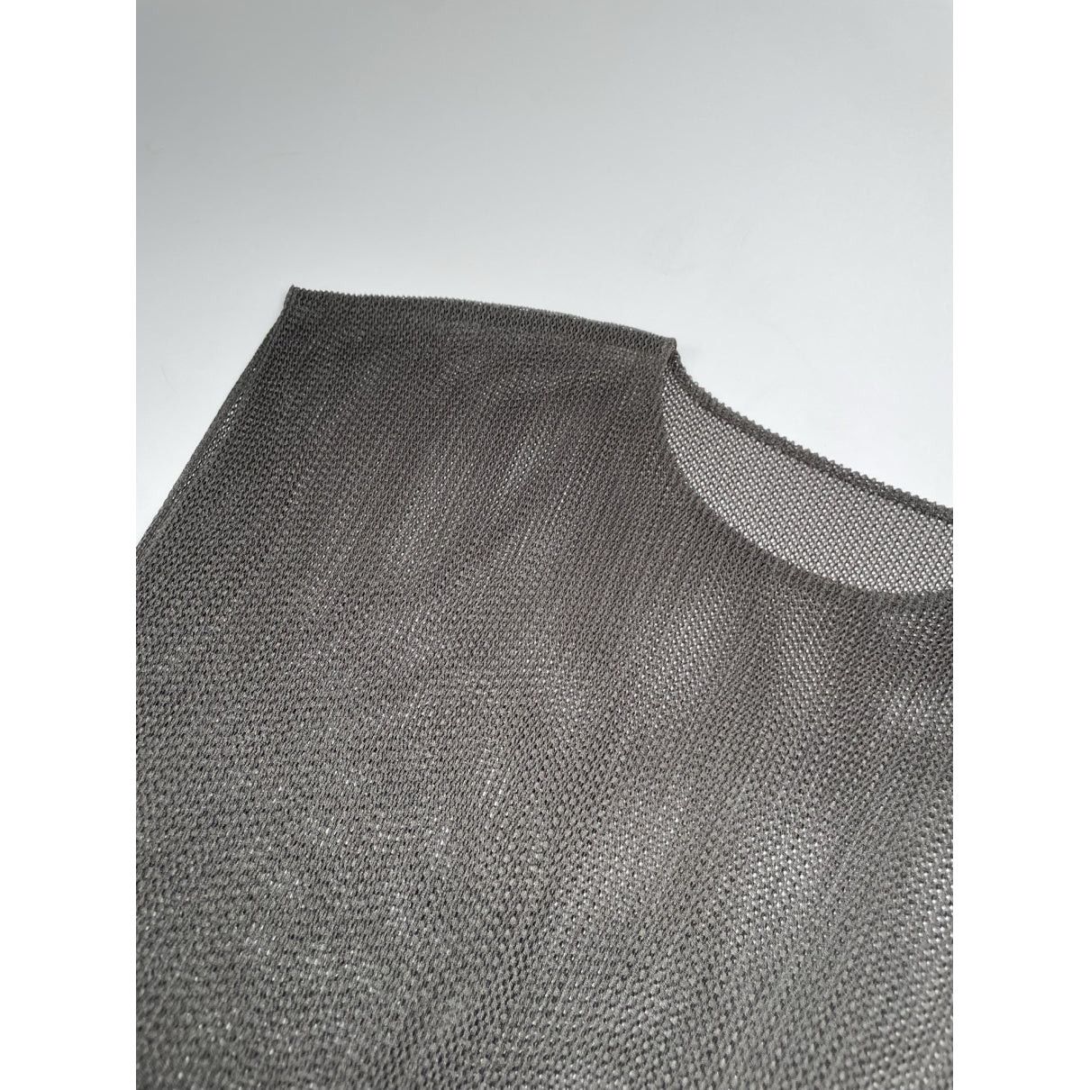 Other Pleats Please Anthracite Synthetic Top Size M / US 6-8 / IT 42-44 - 2 Thumbnail