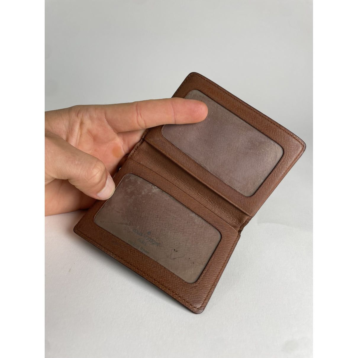 Louis Vuitton Brown Leather Purse Size ONE SIZE - 4 Thumbnail