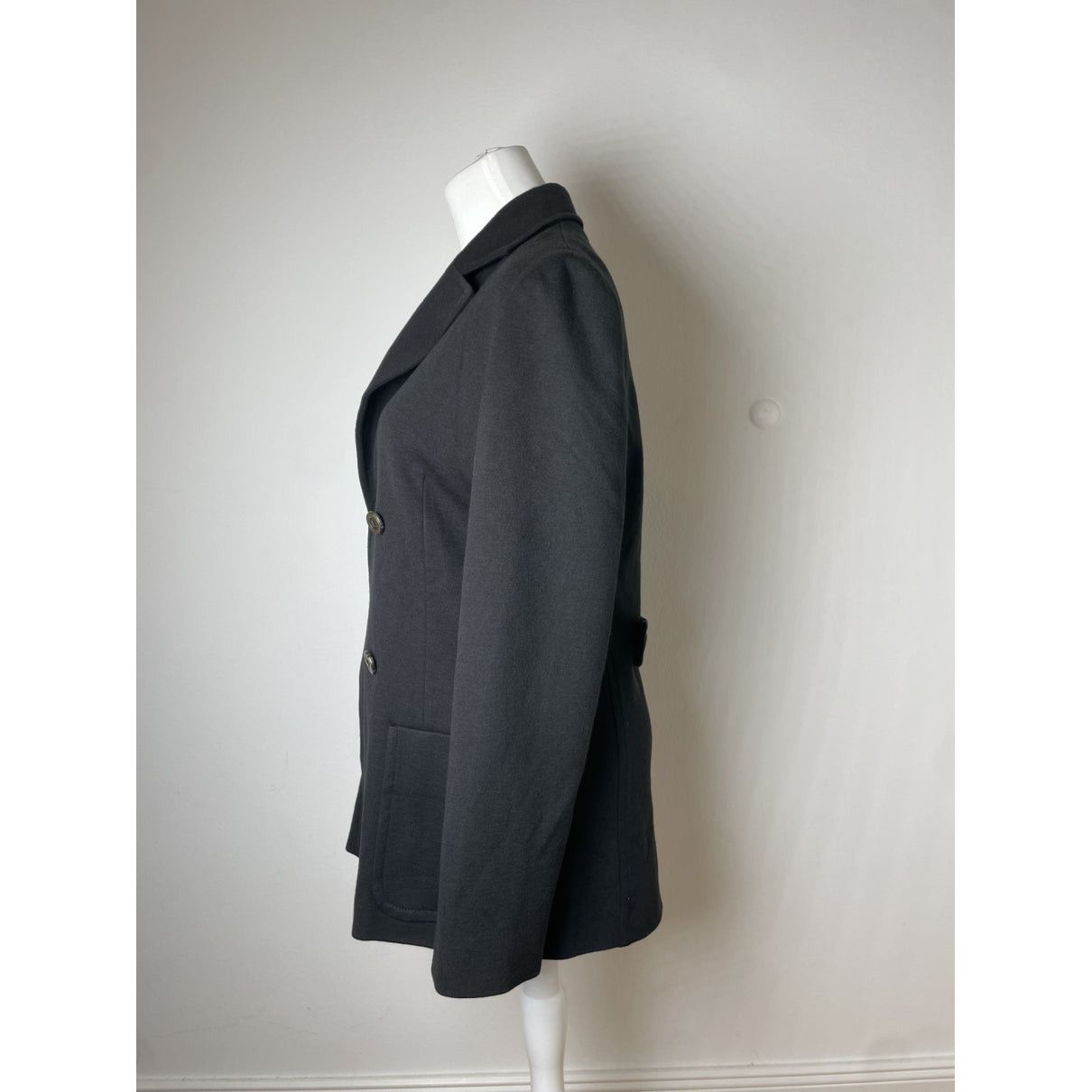 Burberry Westminster Black Wool Trench Coat Size M / US 6-8 / IT 42-44 - 2 Thumbnail