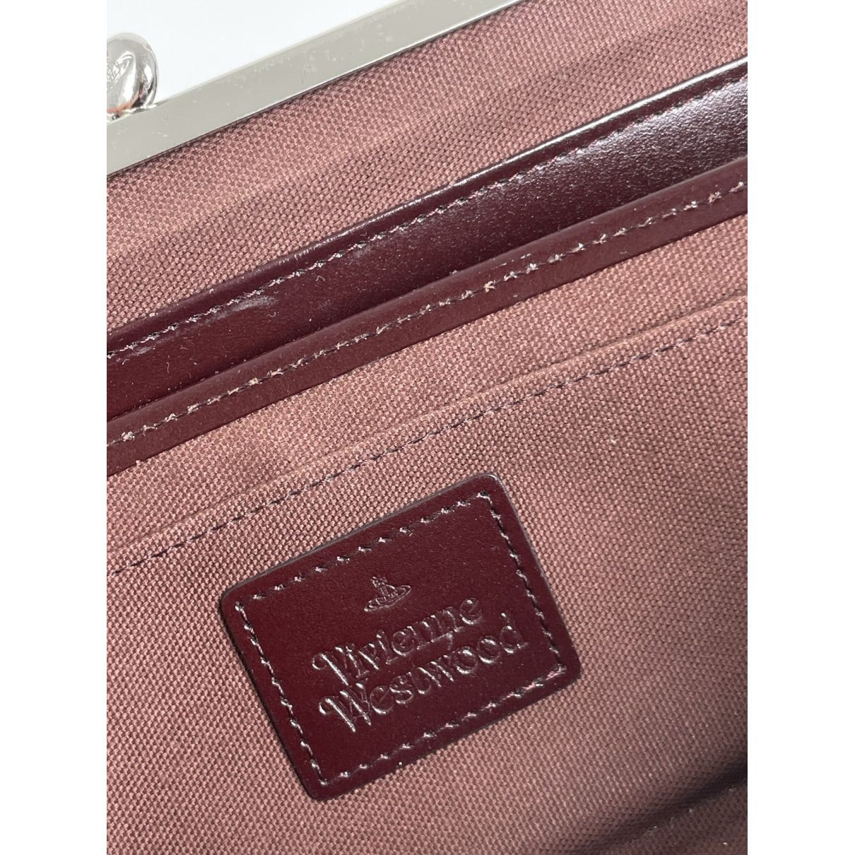 Vivienne Westwood Burgundy Leather Wallet Size ONE SIZE - 4 Thumbnail