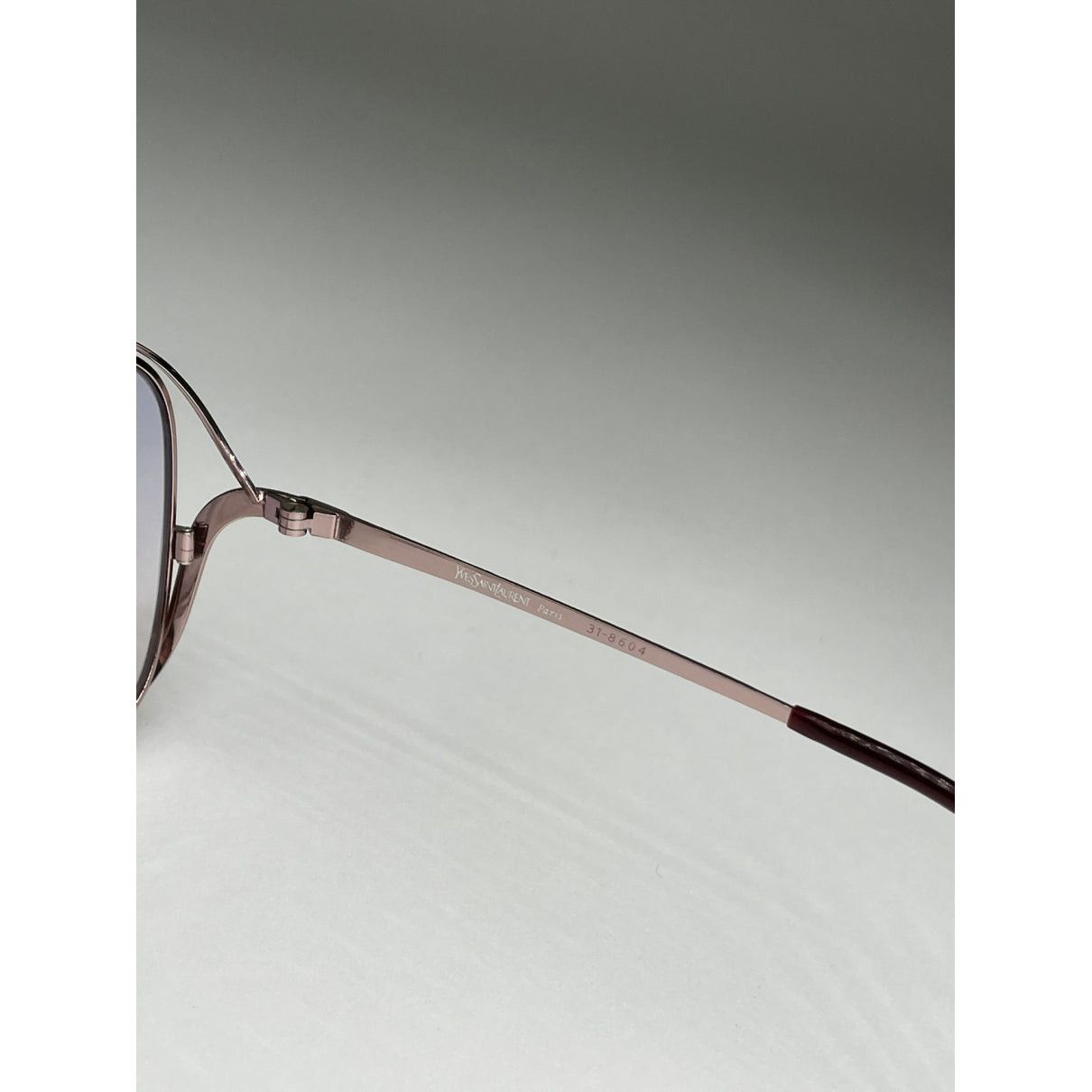 Yves Saint Laurent Pink Metal Sunglasses Size ONE SIZE - 2 Thumbnail