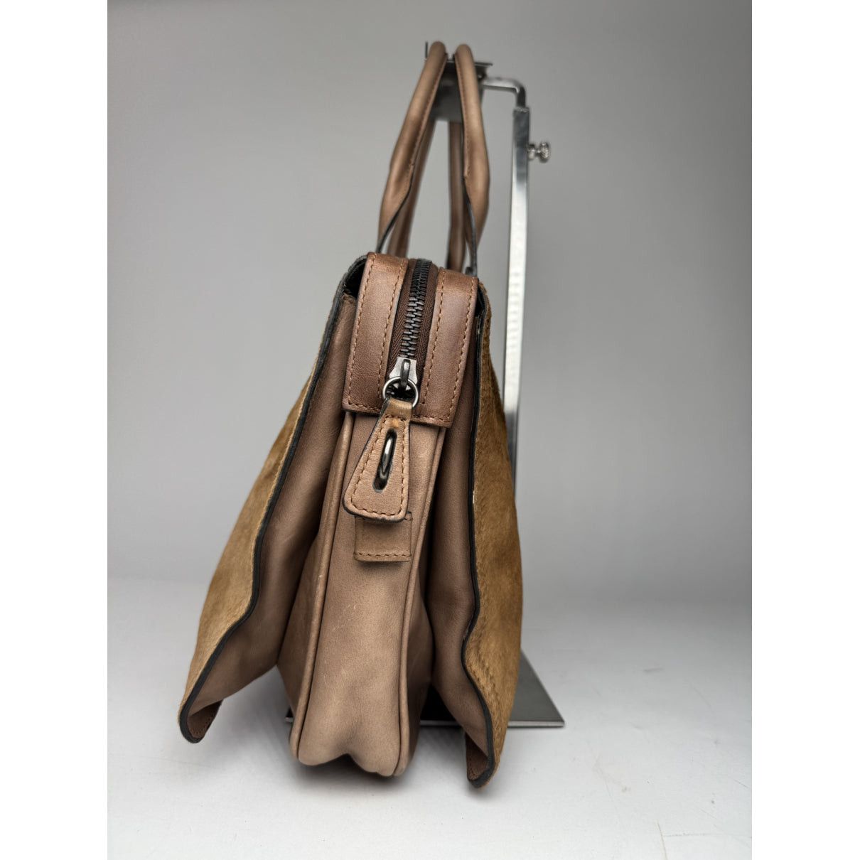 Marni Brown Fur Handbag Size ONE SIZE - 4 Thumbnail