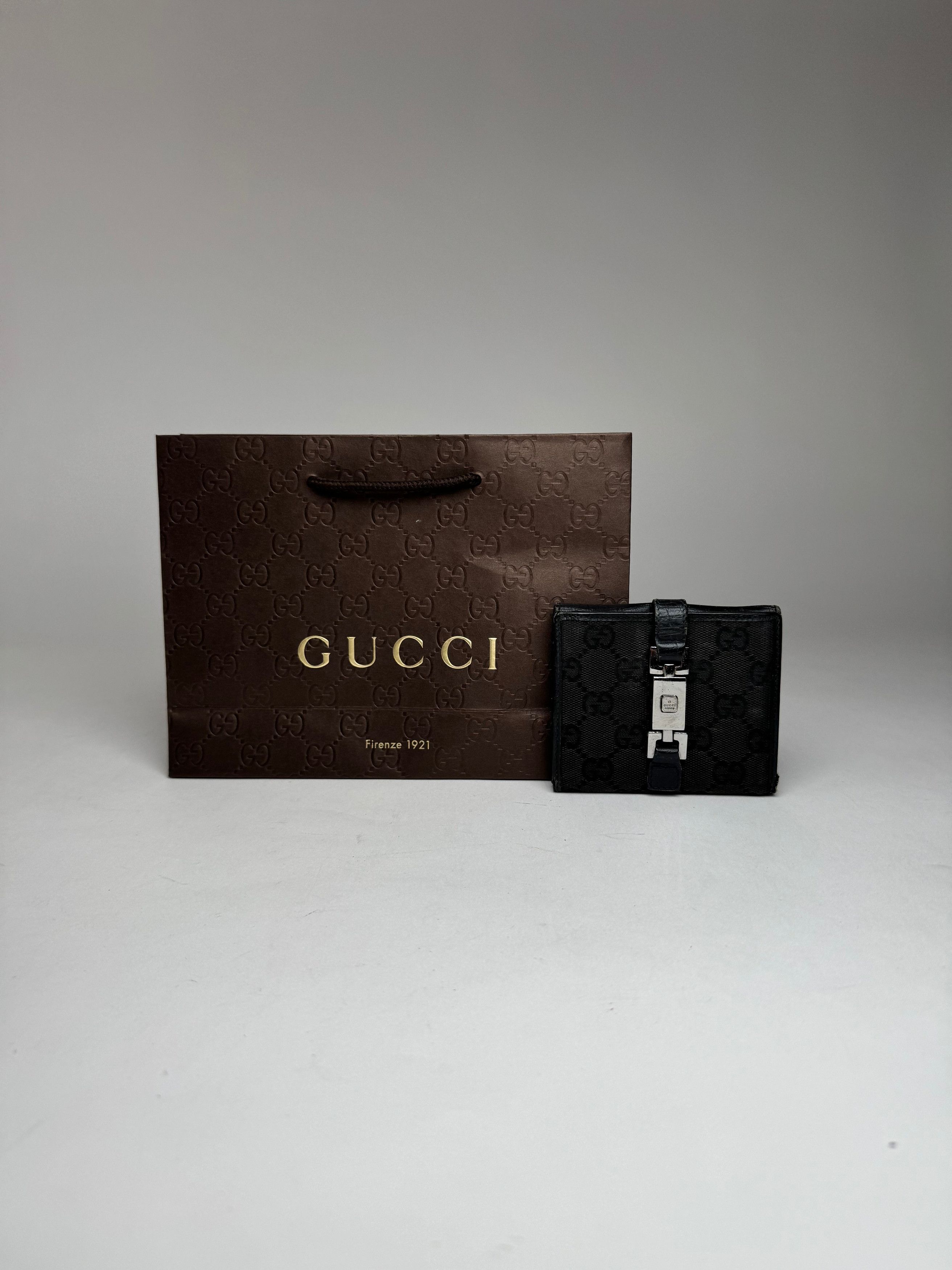 Gucci Vintage Monogramm Wallet Jackie Vintage Black Size ONE SIZE - 4 Thumbnail