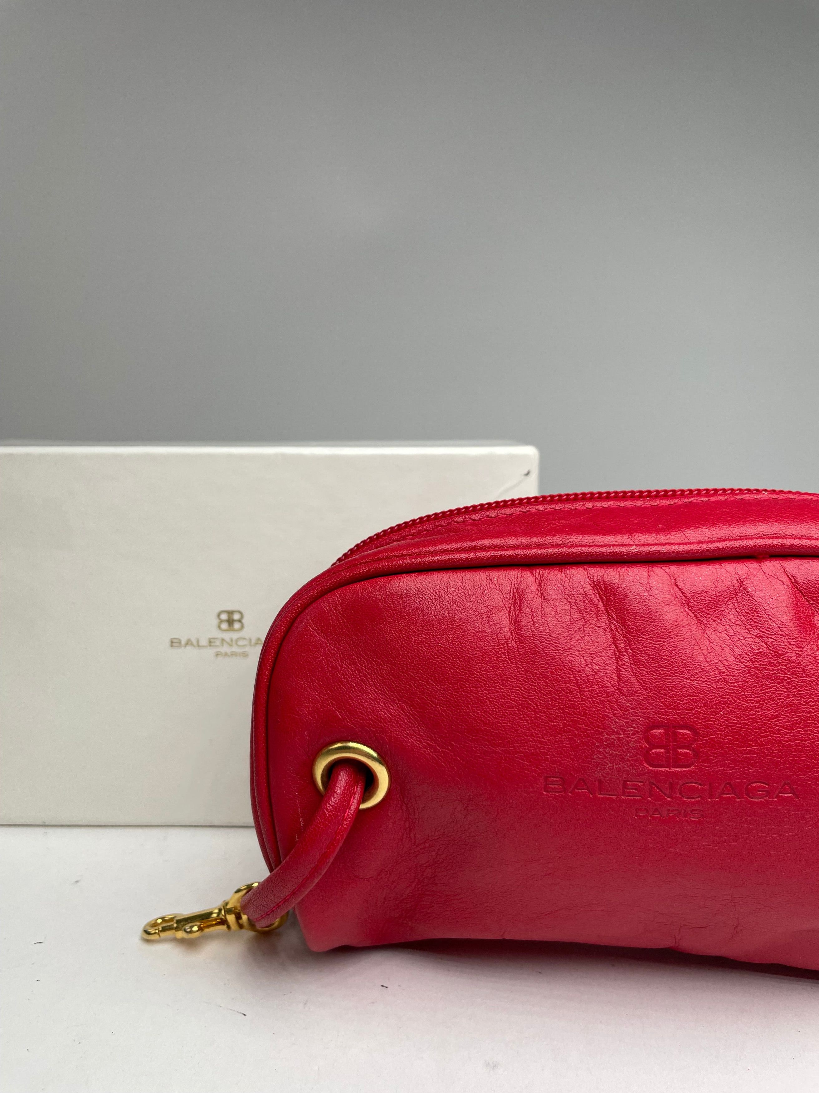Balenciaga Vintage leather Bag / Clutch Red Size ONE SIZE - 11 Thumbnail