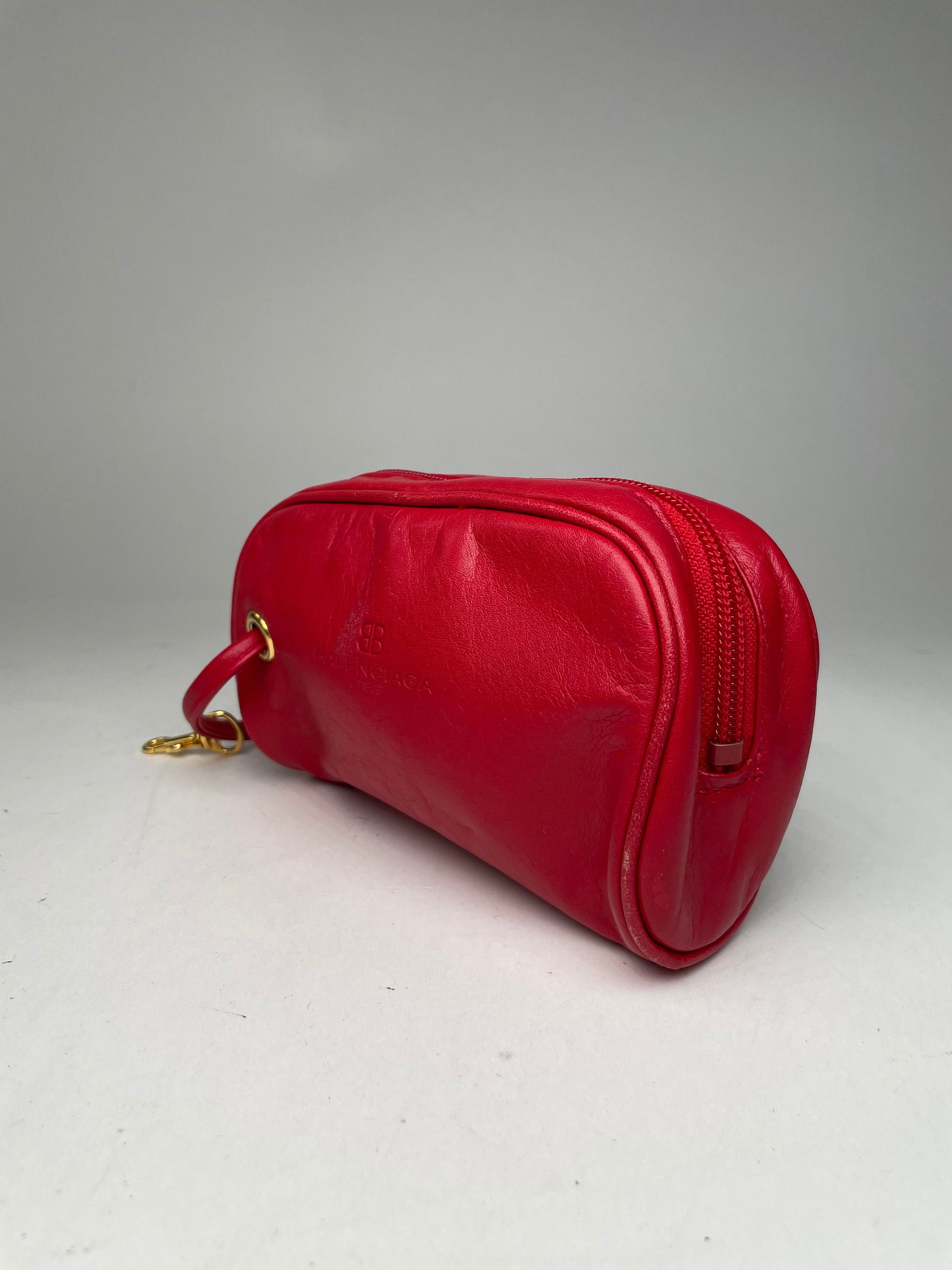 Balenciaga Vintage leather Bag / Clutch Red Size ONE SIZE - 7 Thumbnail